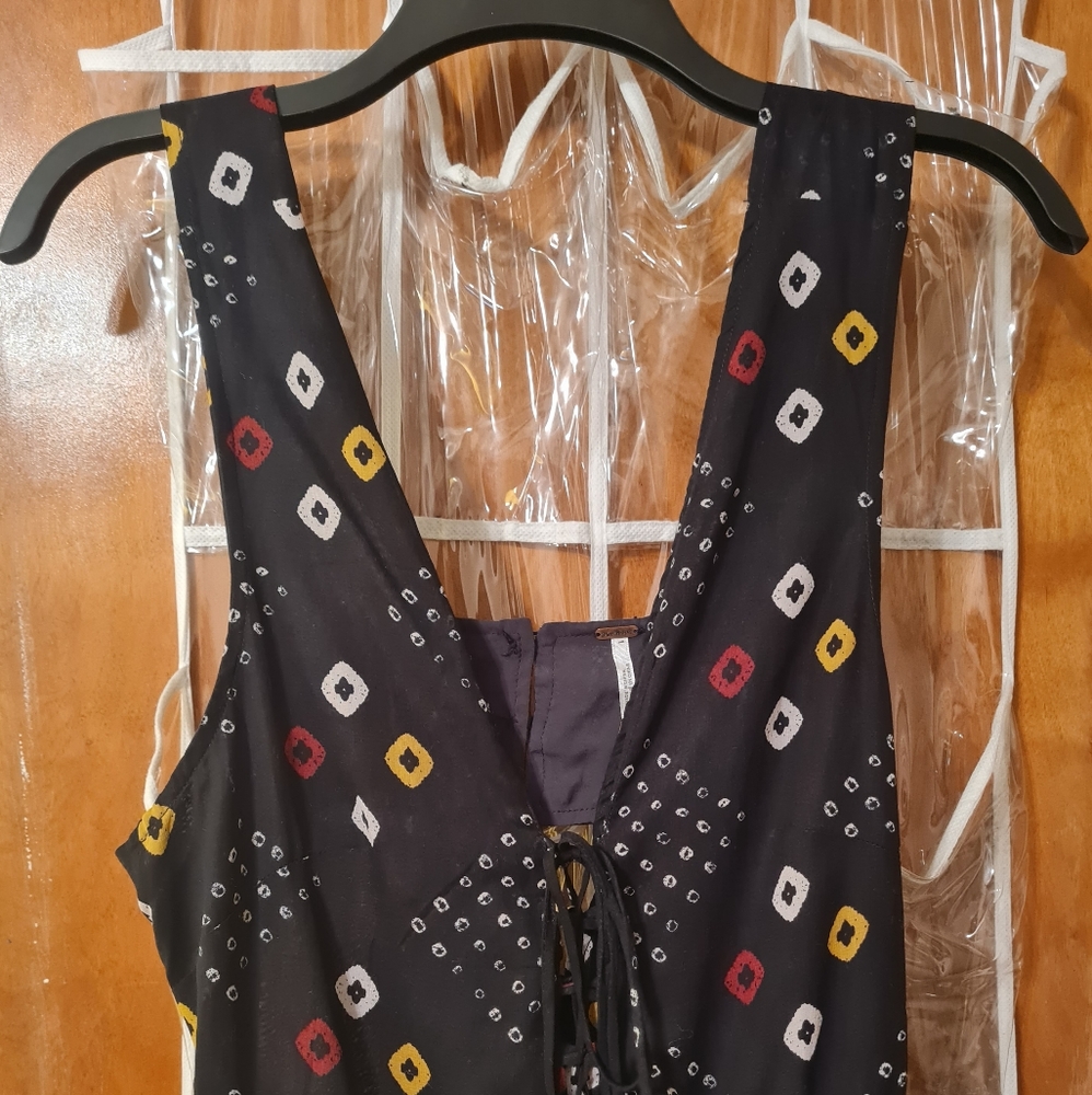 Free People Open Back Midi Dress